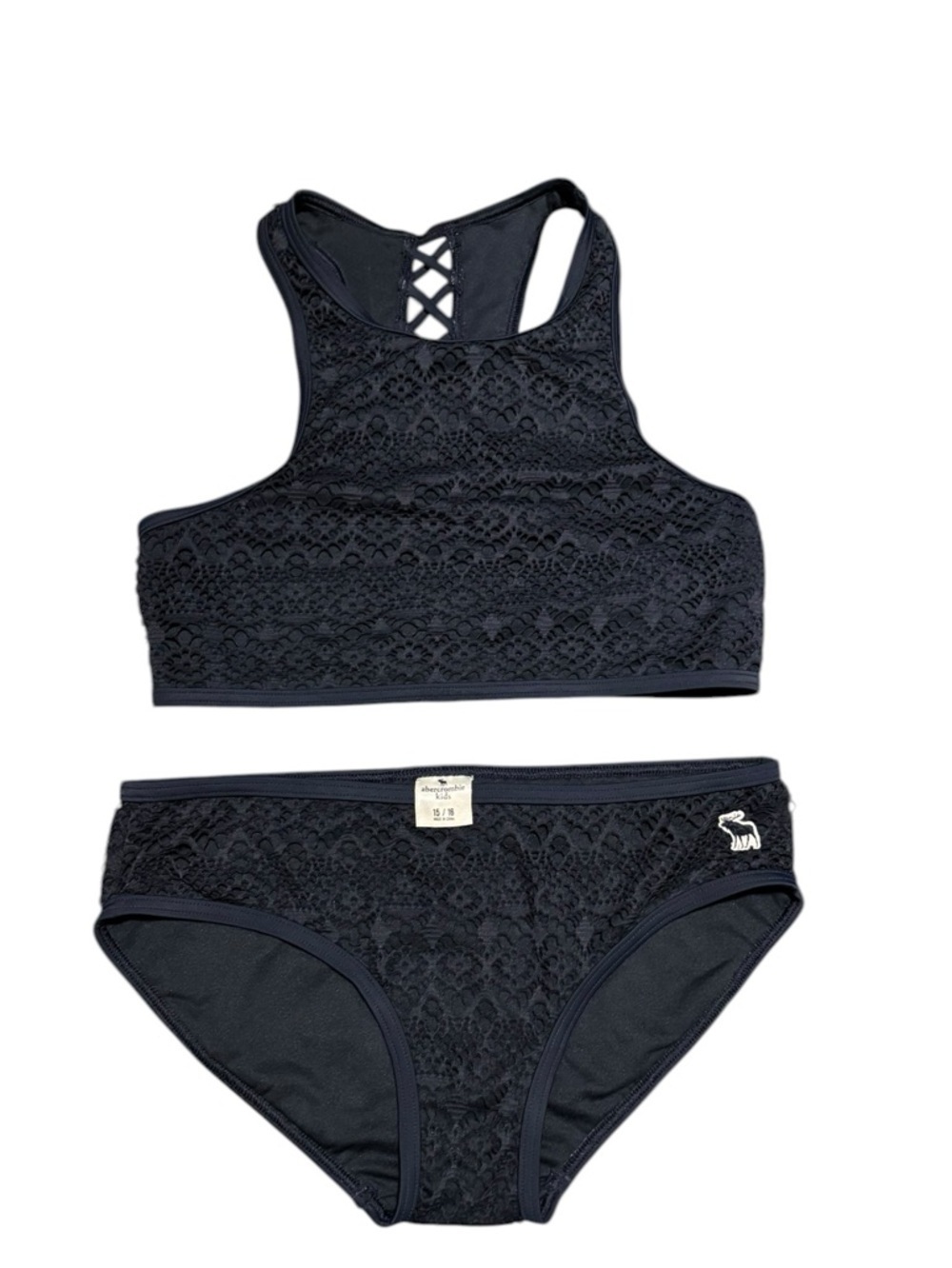 abercrombie kids Blue Lace Two-Piece Swim Bikini